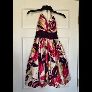 Beautiful Floral Prom/Cocktail Dress